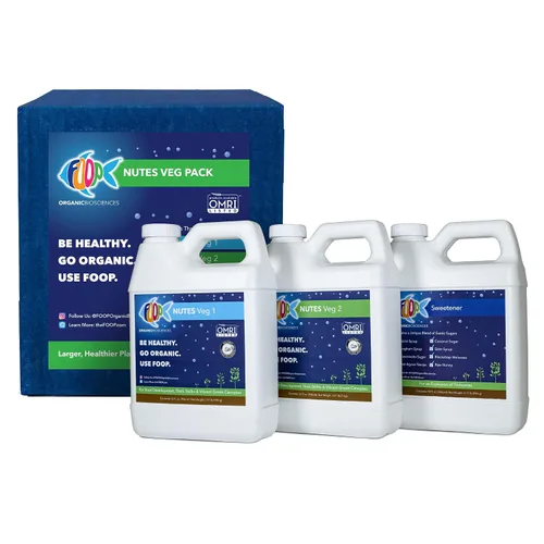 Vista 8 de FOOP Nutes Veg & Bloom Paquete de Inicio + FOOP Mist: Nutrientes Orgánicos + Fertilizante Foliar: Consigue Cogollos Apretados, Terpenos Veg & Bloom