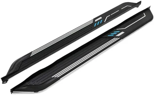 Vista 2 de FANTE 2 estribos laterales Nerf Bars protectores de aluminio para Mercedez Benz GLB 2020-2022