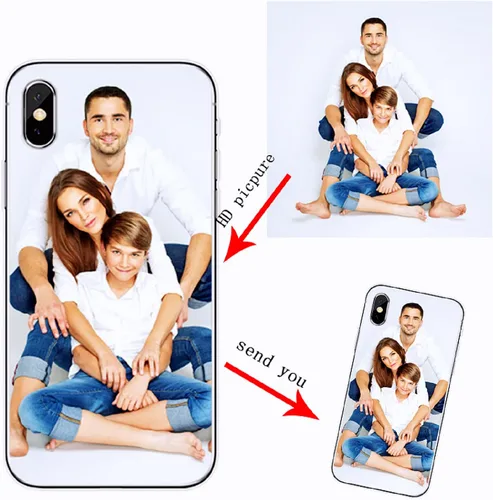 Vista 2 de Funda delgada de TPU suave mate con foto personalizada para OPPO R17 Find X2 X3 F17 F17 F9 A94 A72 Reno 8 7 6 5 Realme 9 8 Pro, Personalizar imagen