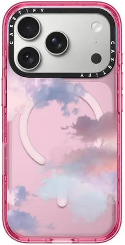 Vista 76 de CASETiFY Impact iPhone Air Case [Delgada/Compatible con Magsafe / 8.2 ft. Protección contra Caídas de Grado Militar 4X] - Lazos - Rosa Arcos