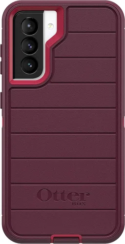Vista 3 de OtterBox Defender Series - Funda resistente y funda con clip para cinturón para Samsung Galaxy S21 5G (solamente), embalaje al por menor, color rosa