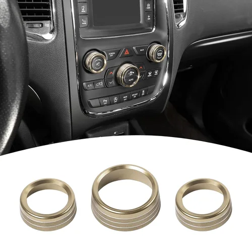 Vista 13 de para Challenger Cubierta de Mando de AC/Radio para Dodge Charger 2011+/Challenger 2015+/RAM 2012-2017/Durango 2016-2022/Chrysler 300C 2011+ Negro
