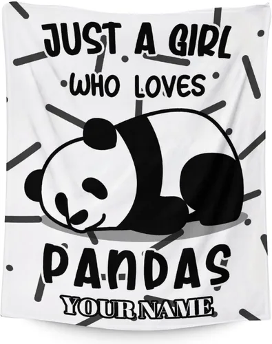 Vista 16 de Manta de panda para regalar – Manta de 30 x 40 pulgadas para niños – Mantas blancas de felpa suave para sofá, oficina
