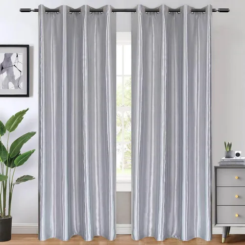 Vista 9 de WUBODTI - Cortinas opacas 100% crema para dormitorio o sala de estar de 84 pulgadas de largo, 2 paneles, cortinas modernas de aislamiento térmico