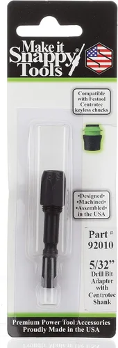 Vista 6 de Make it Snappy Herramientas Adaptador de broca de 1/4 pulgadas, compatible con portabrocas Festool Centrotec #92016