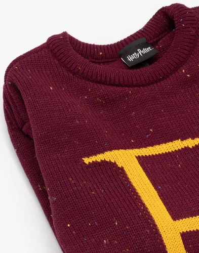 Vista 6 de Harry Potter Ron Weasley - Suéter de punto unisex para hombre, Rojo