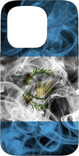 Vista 14 de Smoke Guatemala Flag - Funda para iPhone 17 con diseño de nube de orgullo ahumado