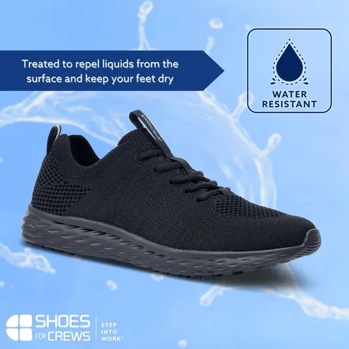 Vista 10 de Shoes For Crews Zapatillas de trabajo antideslizantes para hombre, cómodas, antideslizantes, ideales para servicio de alimentos, atención médica
