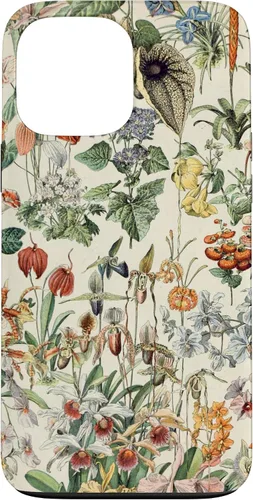 Vista 23 de Cute Flowers Vintage Botanical Flower Illustration Case for iPhone 17