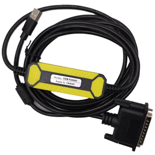 Vista 5 de USB-FANUC RS232 Transferencia de datos USB Convertir DB25 Pin Cable de descarga para CNC Fanuc