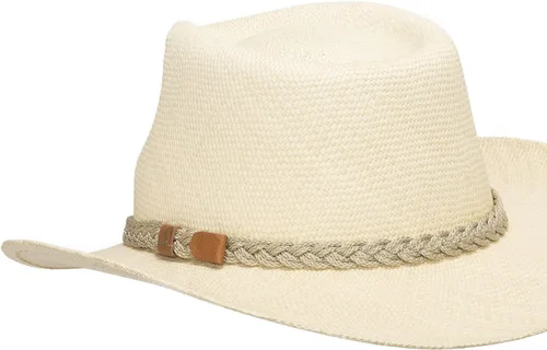 Vista 5 de Ultrafino Auténtico Aficionado Sombrero de Paja Panamá