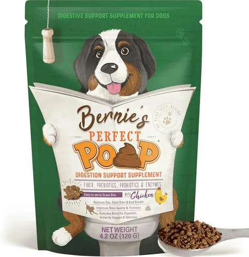 Vista 12 de Suplemento Perfecto para Popó, Digestión y Salud General para Perros: Fibra, Prebióticos, Probióticos y Enzimas Alivian las Condiciones Digestivas