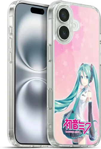 Vista 145 de Head Case Designs Licencia Oficial Hatsune Miku Gráficos Lindos Carcasa de Gel [Protección de Grado Militar] Compatible con Apple iPhone 7