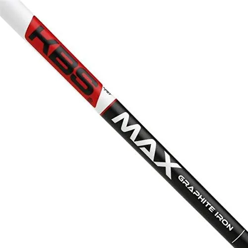 Vista 2 de KBS MAX - Juego de 5 cañas de golf de hierro grafito (elige Flex)