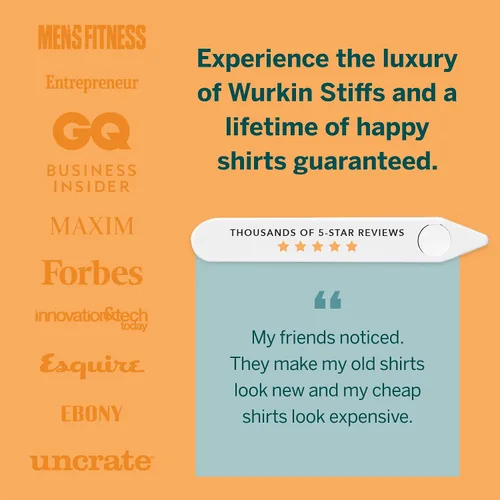 Vista 7 de Würkin Stiffs Varillas Magnéticas de Plástico para Cuello Como se Vio en Shark Tank Insertos de Cuello Stiff-N-Stays
