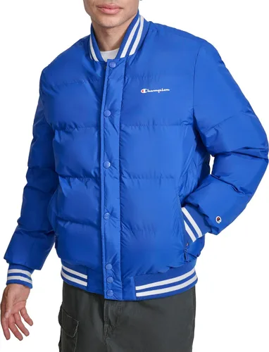 Vista 18 de Champion Chaqueta acolchada Varsity Bomber para hombre