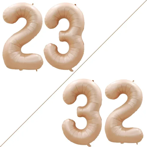 Vista 94 de Goer, conjunto de globos de papel aluminio para decoraciones de cumpleaños, globos de las letras de feliz cumpleaños y de números Oro