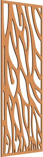 Vista 83 de 9 3/8"W x 24 3/8"H x 1/4"T Bristol Decorativos Paneles de Pared de Madera Calado, Cereza