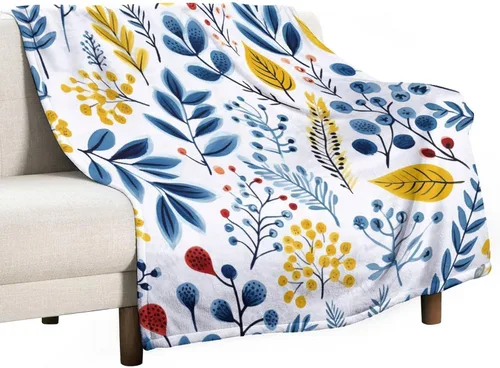 Vista 40 de Manta de verano con parches bohemios, vintage, bohemia, acogedora manta de franela para sofá, cama para niños y adultos, 30 x 40 pulgadas, manta