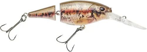 Vista 30 de Berkley Flicker Shad Jointed Fishing Hard Bait Negro plateado