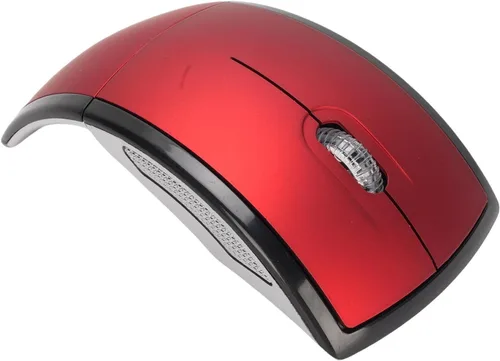 Vista 12 de XUMIUZIY Ratón inalámbrico plegable, mouse ergonómico portátil de 2.4 G con apagado magnético, para computadora portátil (morado)