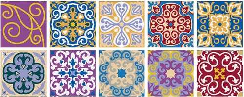 Vista 13 de 10 pegatinas decorativas autoadhesivas para azulejos, impermeables, para dormitorio, baño, escalera, decoración del hogar