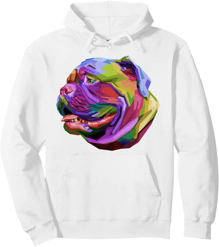 Vista 7 de Sudadera con capucha para dueños de perros, diseño de Bulldog Británico Inglés, Negro, S