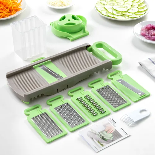 Vista 4 de Mandolina-Rallador Plegable 6 en 1 Choppie InnovaGoods