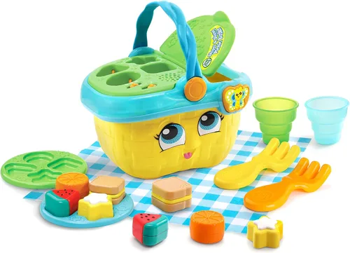 Vista 9 de LeapFrog Cesta de Picnic Formas y Compartir (Empaque Libre de Frustraciones), Rosa