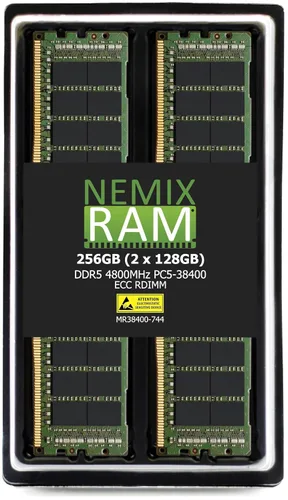Vista 23 de NEMIX RAM Kit de memoria de servidor registrado DDR5 4800MHZ PC5-38400 1Rx4 1.1V CL40 288-PIN ECC RDIMM compatible con ASUS 2U4N Servidor
