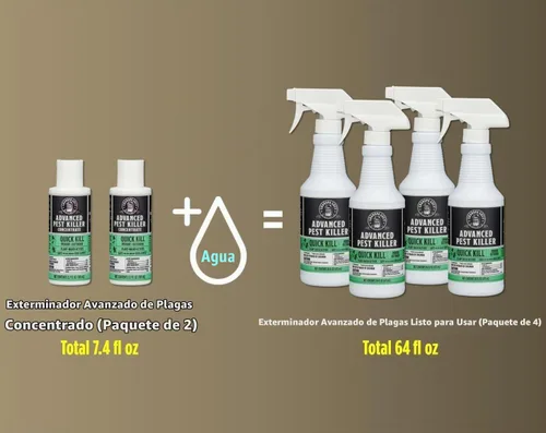 Vista 6 de Grandpa Gus's Advanced Plagagas concentrado, espray para insectos, paquete de 2, 3.7 onzas
