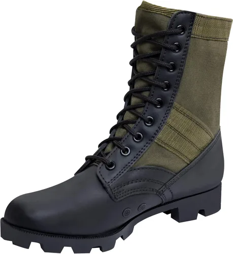 Vista 2 de Botas militares Rothco de jungla, Verde, 8