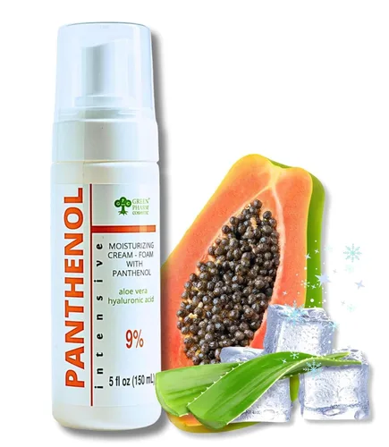 Vista 11 de Crema de pantenol al 9%, hidratante para el cuidado de la piel y el enrojecimiento para después del acné, láser, estiramiento facial y quemaduras