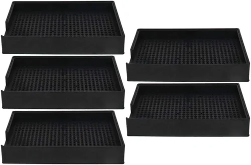 Vista 11 de Othmro Bandejas de tornillos antiestáticos de 273 agujeros, placas de tornillo de 5.512 x 3.543 x 0.984 in, soporte de bandeja de tornillos
