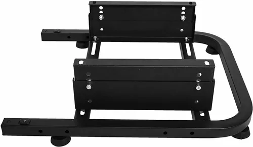 Vista 9 de Marada Soporte de asiento trasero de carreras, soporte de medio asiento trasero para soportes de volante a cabina de simulador de carreras, soporte