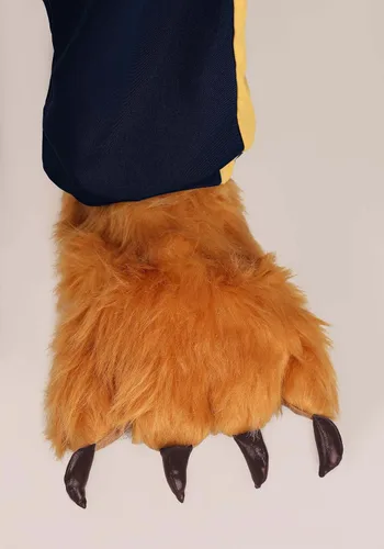 Vista 8 de Disfraz de bestia para adultos, máscara de cabeza completa para hombre de la Bella y la Bestia de Disney, vestido para impresionar, traje azul