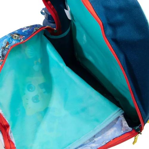 Vista 4 de Bob Esponja Pantalones Cuadrados Niños Película de dibujos animados Juego de 5 piezas Mochila Accesorios para Niños Multicolor talla única