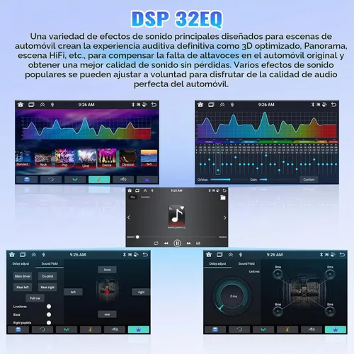 Vista 9 de 8 Core 4G+64G Android Car Stereo Radio para Mazda 3 2010 2011 2012 2013 inalámbrico CarPlay Android Auto 9 pulgadas HD IPS pantalla táctil Bluetooth