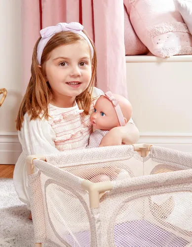 Vista 2 de LullaBaby Juego de guardería de muñecas de bebé con muñeca de 14 pulgadas