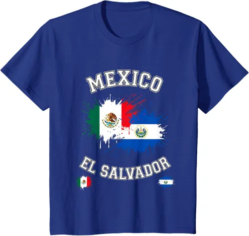 Vista 41 de Camiseta de recuerdo de la bandera vintage de El Salvador de México