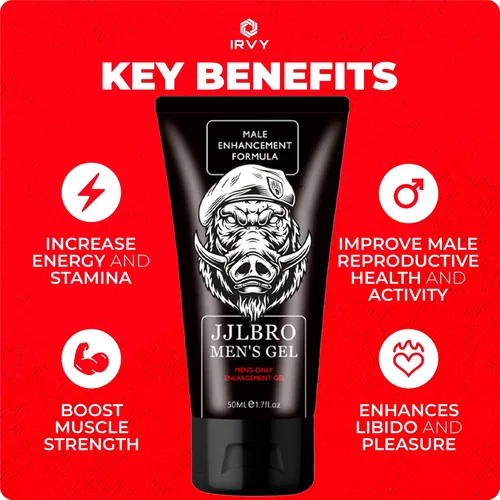 Vista 2 de Bull - Crema reparadora para hombre (1.7 fl oz, 1.7 fl oz), gel de ampliación masculino, tamaño extra fuerte, gel ampliador masculino, aceite