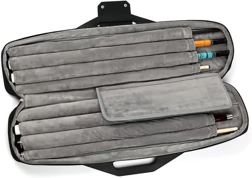 Vista 2 de Pool Cue Case 4x4 with Backpack Straps Carrying Case for 4 Pool Cues