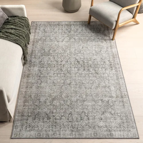 Vista 10 de nuLOOM Aether - Alfombra de área con medallón marrón, 8 x 10 pies Éter Marrón