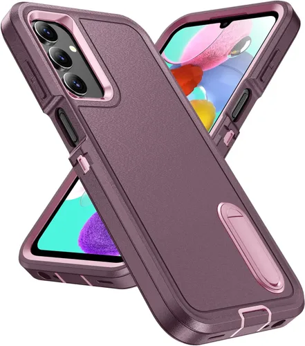 Vista 32 de IDweel Funda rígida para Samsung Galaxy A15 5G de 6.5 pulgadas, resistente a los golpes, antiarañazos, ajuste delgado, ligera, duradera, con función