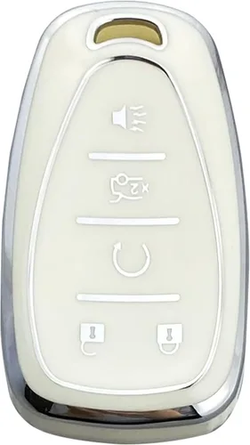 Vista 11 de Funda para Llavero Compatible con Chevy Camaro Cruze Equinox Malibu Traverse Blazer Volt Bolt Sonic Trax