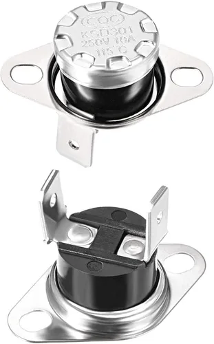 Vista 36 de uxcell KSD301 Termostato 104.0 °F/104°F 10A N.C Ajustar interruptor de temperatura de disco rápido para microondas, horno, cafetera 2 piezas
