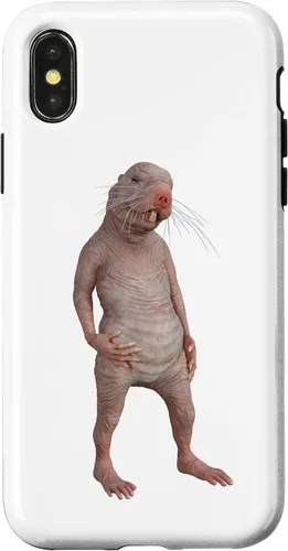 Vista 5 de Live Weird - Carcasa para iPhone 17, diseño de ratas topos desnudas