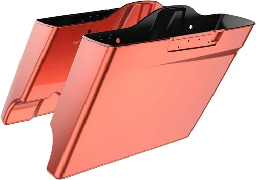 Vista 21 de Alforjas extendidas para Harley Touring Street Glide, Electra Glide, Road Glide 2014-2023 (whisky ámbar)