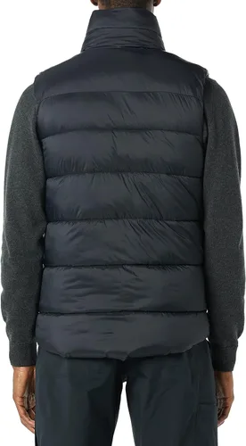 Vista 2 de Tienda Essentials Chaleco acolchado con forro de sherpa resistente al agua para hombre