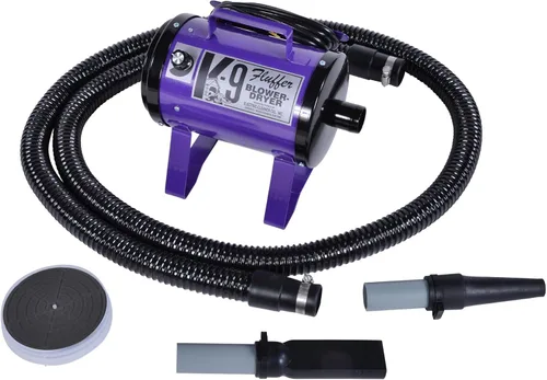 Vista 12 de Electric Cleaner Company K9 Fluffer - Secador de perros - Potente soplador portátil para perros y mascotas, color negro